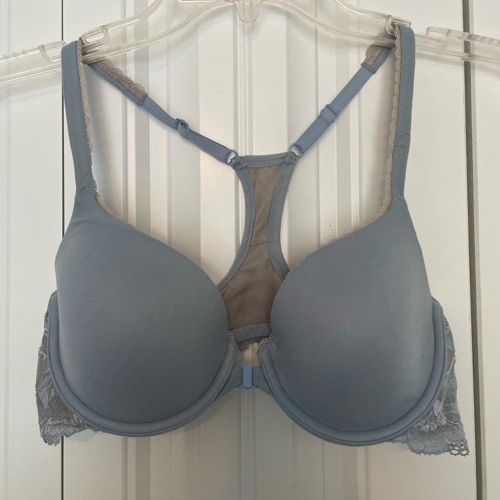 Victoria's Secret Light Blue Lace Bra